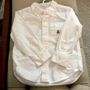 White Oxford toddler shirt